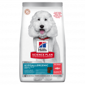 Hill's Science Plan Canine Hypoallergenic Medium Adult – хипоалергенна суха храна за кучета от средни породи от 1 до 6 години със сьомга